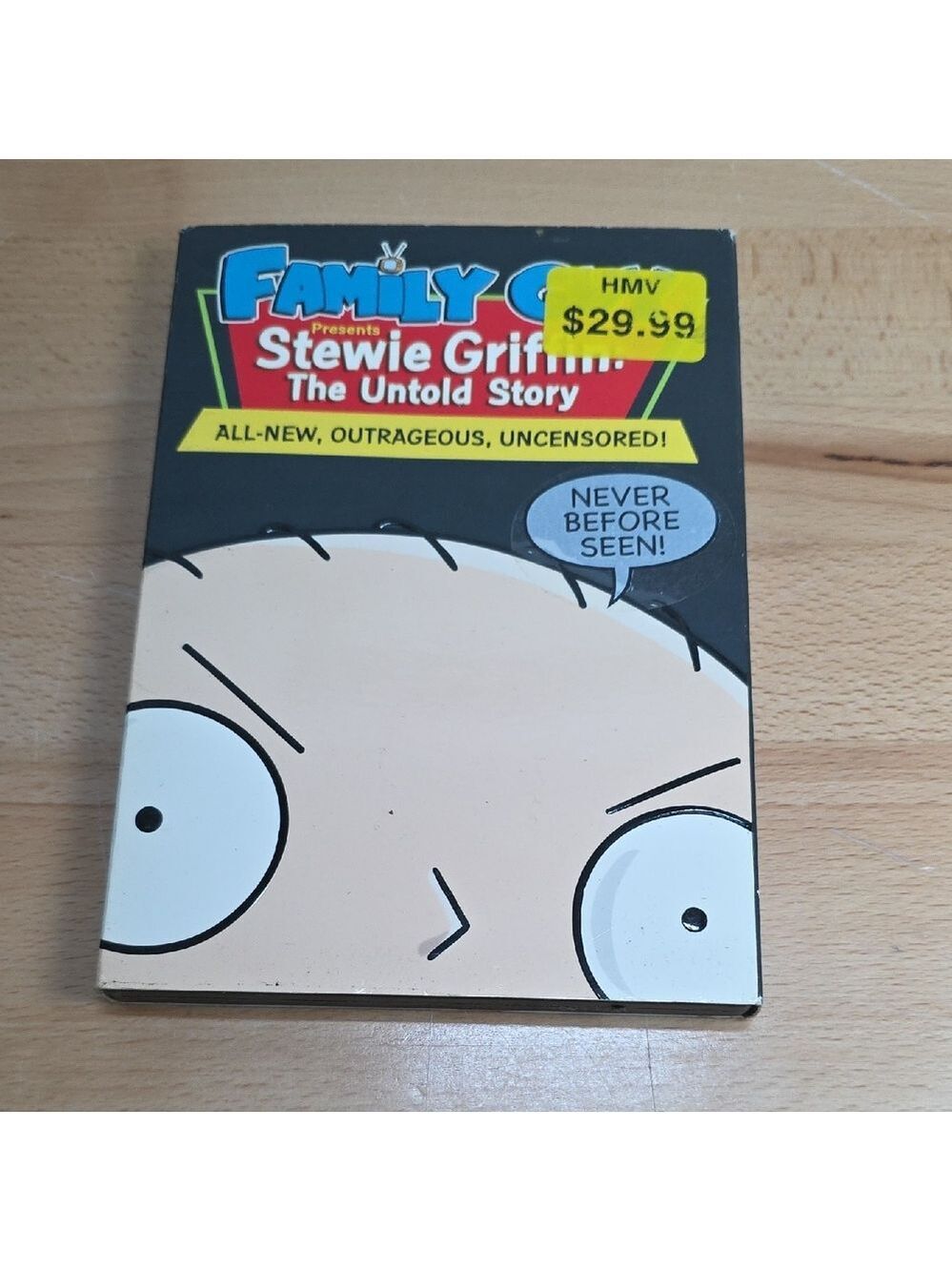Stewie Griffin: The Untold Story DVD